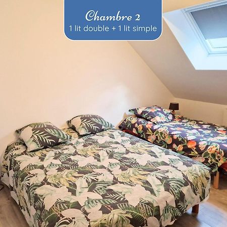 Sherman & Willy Jeep - 2 Maisons De Vacances, 4Min A Pied De La Plage - Parking Prive - Wifi Gratuit - Terrasse - Calme Saint-Come-de-Fresne Quarto foto