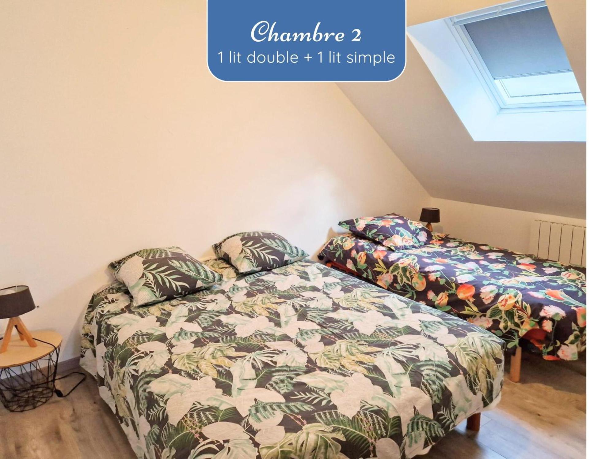 Sherman & Willy Jeep - 2 Maisons De Vacances, 4Min A Pied De La Plage - Parking Prive - Wifi Gratuit - Terrasse - Calme Saint-Come-de-Fresne Quarto foto
