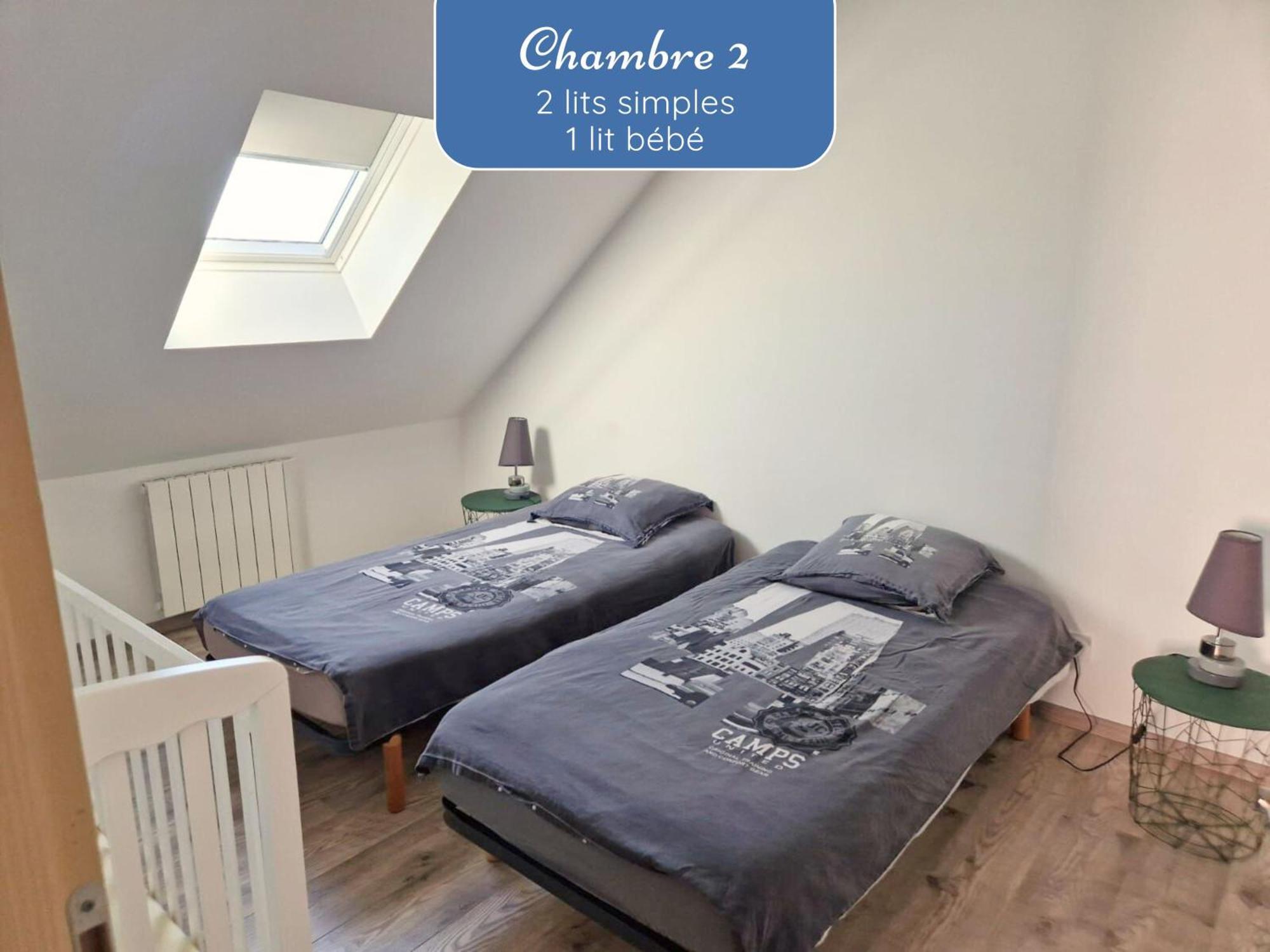 Sherman & Willy Jeep - 2 Maisons De Vacances, 4Min A Pied De La Plage - Parking Prive - Wifi Gratuit - Terrasse - Calme Saint-Come-de-Fresne Quarto foto